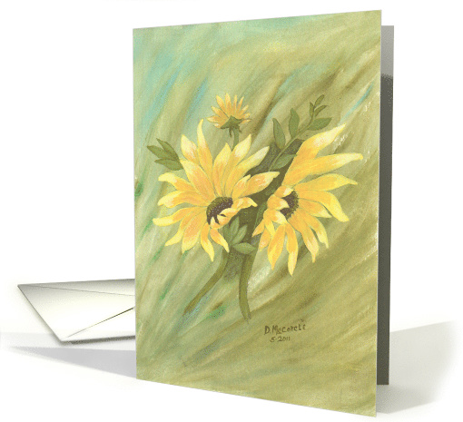 Yellow Sunflowers, note card (831030)