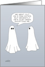 Happy Halloween - Ghosting card