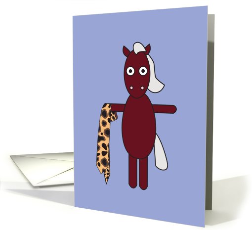Happy Father's Day with horse card (646020)