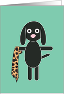 Happy Father’s Day with dog card