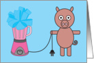 Mother’s Day with pig card