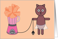 Mother’s Day with cat card