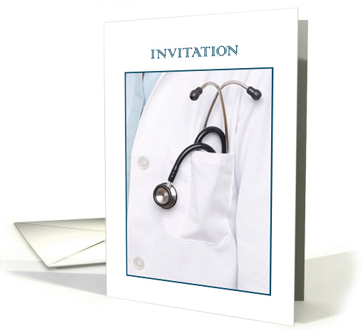 White Coat Ceremony Invitation card (628717)