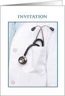 White Coat Ceremony Invitation card