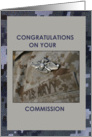 Navy Commission Greetings card