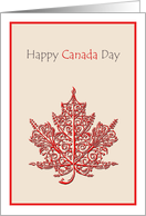 Happy Canada day card