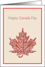 Happy Canada day card