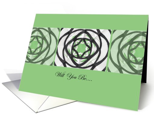 Will You Be Paper Cut Rose Effect card (781722)