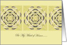 Be my maid of honor Paper Cut Rose Effect card