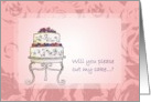 Will you be my Cake Cutter card