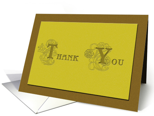 Thank You Carving Effect card (820845)