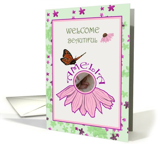 Personalized Birthday, welcome card (960463)