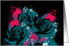 Painted Flowers card