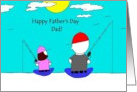 Father’s Day special fishing moments card