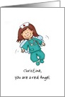 Nurses are Angels - Happy Nurses Day - Personalize with name card