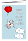 With you I am on cloud nine - Valentine’ Day card
