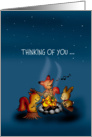 Summer Camp - Thinking of you - Firecamp Friends card