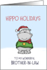 Hippo Holidays to my Brother-in-Law card