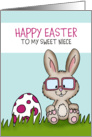 Humorous Easter Card - Happy Easter to my sweet Niece card