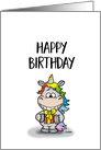 Happy Birthday Unicorn card