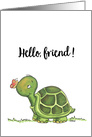 Hello Friend Turtle! You are on my Mind card