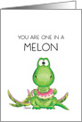Thank You One in a Melon Dinosaur Humor card