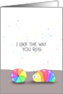 Thank You Roly Polys I like the Way You Roll card