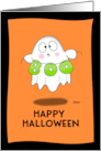 Happy Halloween Ghost Boo card