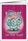 Fiance Elephant - I did knot forget! card