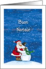 Buon Natale, italien, Babbo Natale, Christmas, card