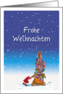 Frohe Weihnachten - German Christmas, card