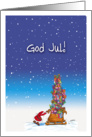 God Jul - Swedish Christmas, card