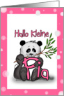 German Card Pia Name Panda card