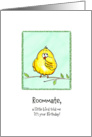 Roommate - A little Bird told me - Birthday card