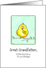 Great-Grandfather - A little Bird told me - Birthday card