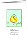 Friend - A little Bird told me - Birthday card