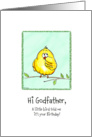 Godfather - A little Bird told me - Birthday card