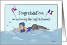 Congratulations on Swimming the English Channel card