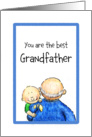 You are the best Grandfather - Thank you card