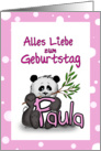 Paula Geburtstag - Happy Birthday Paula card