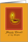 Happy Diwali to my Brother card