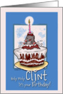 Happy Birthday Clint card