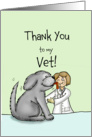 Thank you to my Vet card