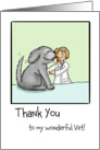 Thank you to my Vet card