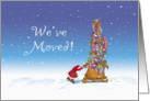 Christmas - We’ve moved! card