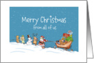 Merry Christmas from Team for Boss card
