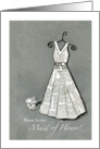 Maid of Honor - Newspaper - Dress card