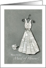 Maid of Honour - Newspaper - Dress card