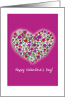 Happy Valentine’s Day - Heart of Flowers card