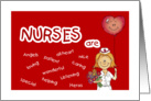 Nurses Are - Happy Nurses Day! -Thank You card